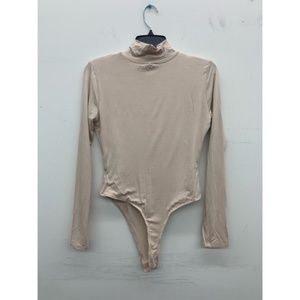 JLUXLABEL Nude Long Sleeve Bodysuit NWT